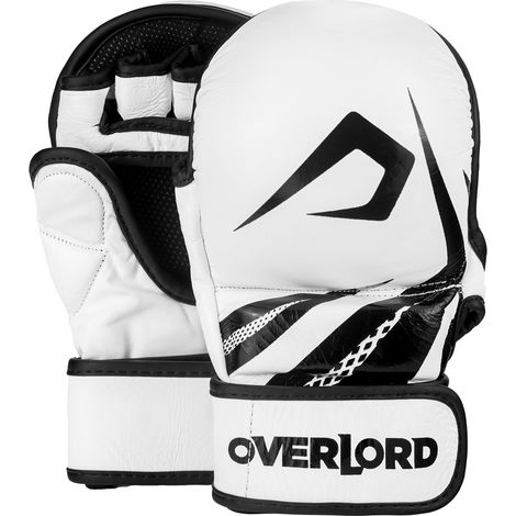 Guantes de sparring Overlord MMA blancos talla M (1/3)