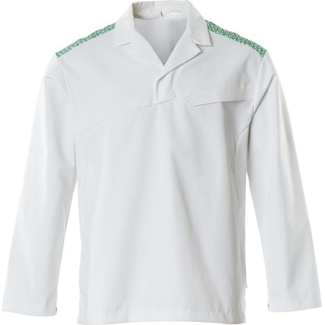 Mascot Schlupfkasack 20252 Gr. 4XL, weiss/grasgrün (1/2)