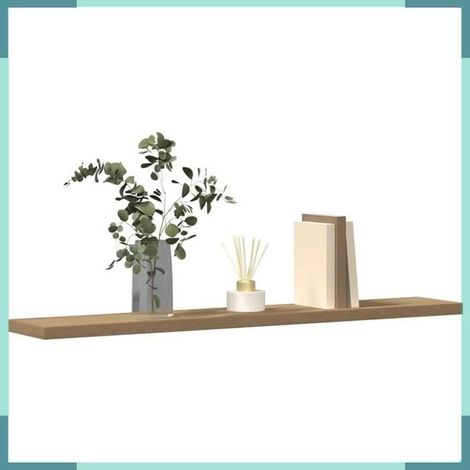 856296 Panneau de bibliothèque 4 pcs chêne artisanal 60x10x1,5 cm (1/5)
