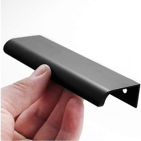 10 Stück moderne Möbel-Schubladengriffe mit Fingermuldenverschluss, verdeckte Schrank- und Küchenschubladengriffe, Knöpfe-64mm