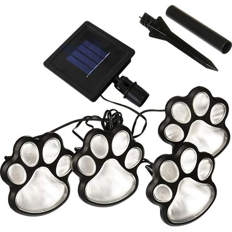ASmile Solar Lights 04 Solar Paw White pour jardin (1/5)