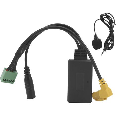 Adaptateur Bluetooth AUX pour voiture, 12 broches, cable Audio multimédia, Microphone, mains libres, adapté pour MMI 3G / Q5 A4L A6L Q7 A5 S5 (1/5)