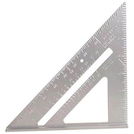 FENOPLASTICARègle carrée pour le travail du bois en alliage d'aluminium de 7 pouces, outils pour le travail du bois (1/4)