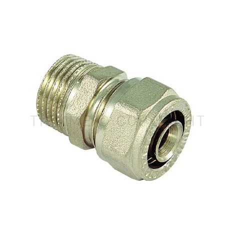 Raccord droit Multicouche à visser Ø16x2 - M3/4