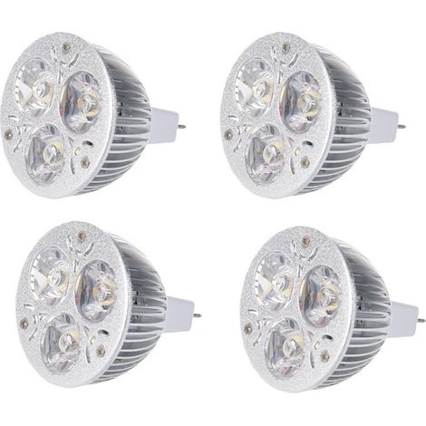x 3W 12-24V MR16 Warmweiß 3 LED-Spotlampe (nur Glühbirne) (1/2)