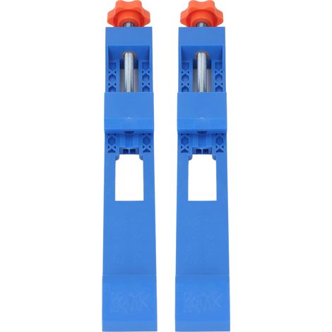2 pièces socle guide réglable pour scie circulaire électrique, support de positionnement en ABS pour fraisage, outil de menuiserie (1/5)