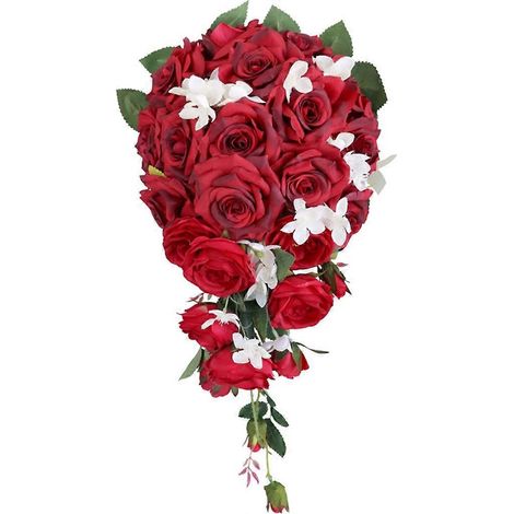 Künstlicher Blumenstrauß, Tropfenblumenstrauß, Hochzeitsdekoration (1/5)