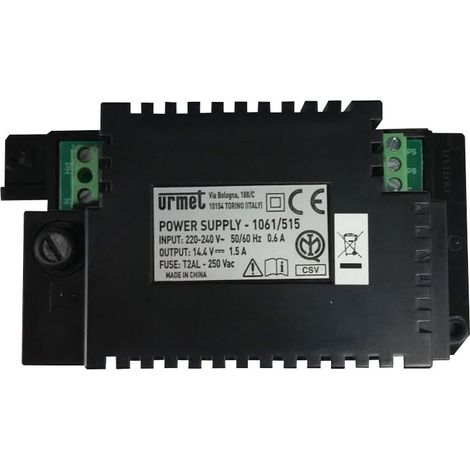 Alimentatore Ps515 Da 1,5A Per Centrali 1061, 1067, 1068 (Urmet Cod. 1061/515)