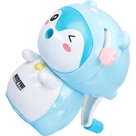 Practical Plastic Manual Pencil Sharpener for Students and Metal, Cute Animal Design, Blue, Multiple Styles, Home, Classroom, Multiple Styles (1/5)