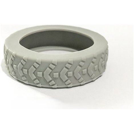 Juego de 8 fundas de silicona para ruedas de maleta, silenciosas, antideslizantes, anticaída, color naranja (1/5)