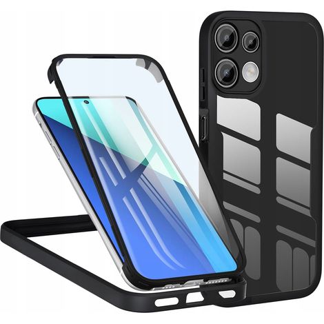 EXO 360°-Schutzhülle – mit integriertem Glas – für Xiaomi Redmi Note 13 4G (1/5)