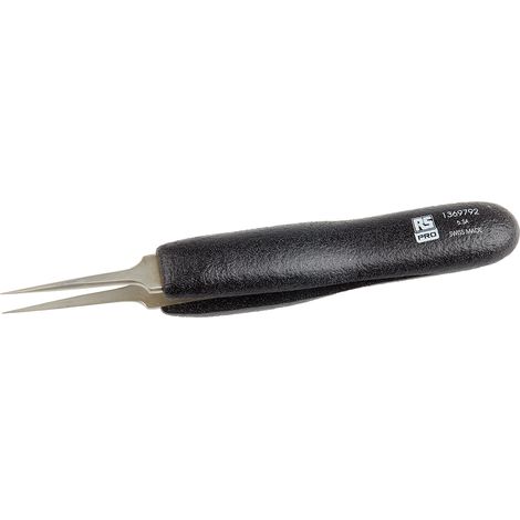 Brucelles RS PRO 5.SA.DN ESD pointe extra fine en inox, L. 115 ( Prix pour 1 ) (1/2)