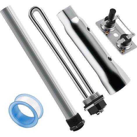 Élément chauffant métallique robuste, facile à installer, modèle 232306, adapté aux composants de chauffe-eau des systèmes d'eau chaude suburbains, plusieurs couleurs disponibles. (1/5)