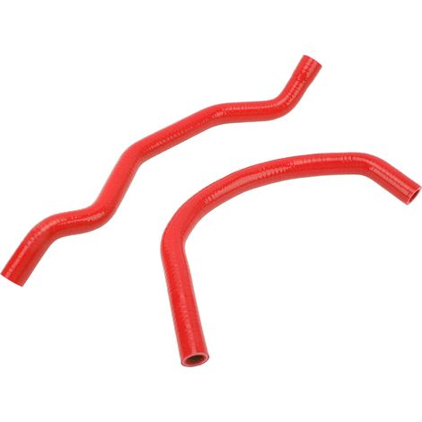 Kit de durites de refroidissement de radiateur en silicone rouge pour quad YFZ350 (1987-2006). (1/5)