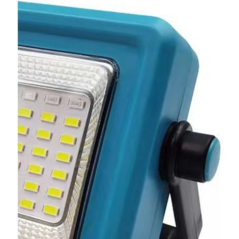Lampe solaire portable batterie lithium lampe d'urgence multifonction bleue pour camping extérieur