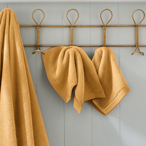 Lot de 2 serviettes invité "Softy" 30 x 50 cm / 100 % coton Zero Twist – 600 g/m² (1/3)