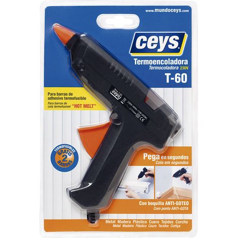 Pistolet à Colle Chaude Ceys T-60 Chauffage Rapide Pour Bâtonnets ø11mm - Ceys