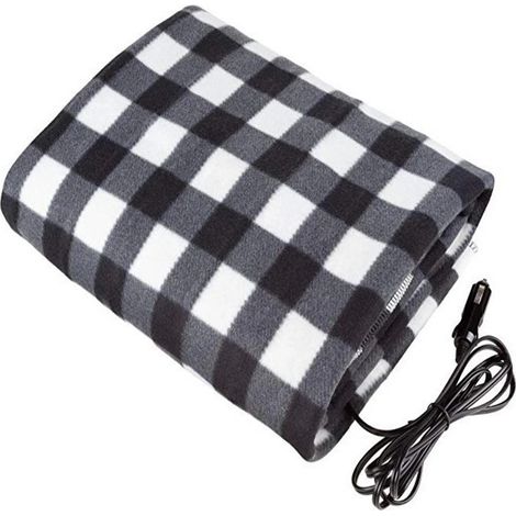 Couverture électrique voiture 1150×110CMmm plaid gris