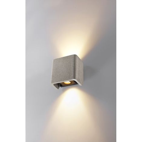 Appliques extérieures LED MANA OUT WL applique extérieur gris 11 W max 240V 3000K IP 65 - SLV 1003470 (1/2)