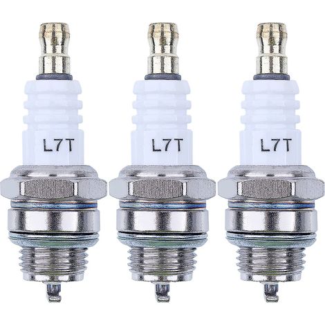 3 x Bougie pour L7T BPMR 7A tronçonneuse débroussailleuse coupe-herbe (1/5)