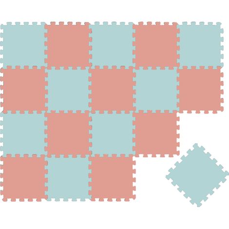 18 Pezzi Tappeto Gioco Bambini - 30x30 Piastrelle EVA - Pavimento Morbido Puzzle (1/5)