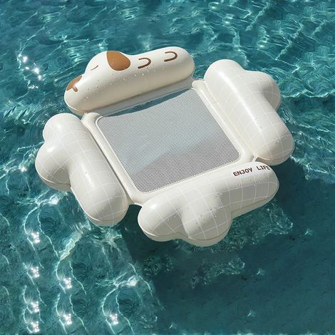 Matelas gonflable pour piscine, matelas flottant familial pour piscine et plage