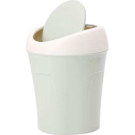 Poubelle En Plastique - 3 L - Pour Bureau Maison Voiture - Design Compact Et Empilable - 1 Pièce (1/5)
