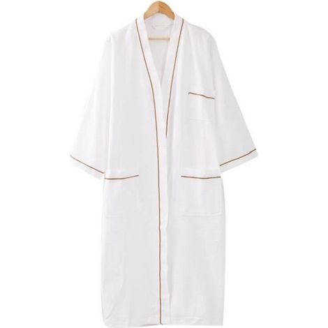 Peignoir - XL - 100% coton - Style serviette absorbant - Pour spa, douche, hôtel et salle de gym (1/4)