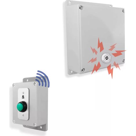 Kit sos panique sans-fil avec sirène - Haute-résistance / 800m / 1 bouton pro autonome sur piles (Gamme PROTECT 800) (1/5)