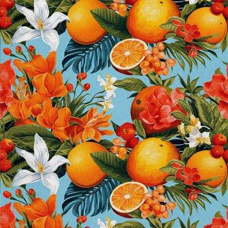 Tela decorativa para exteriores Oxford - Motivo frutal  DX6870 (1/5)
