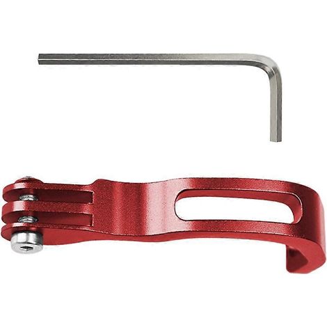 Support de lampe pour fourche avant de vélo pliant, rallonge de lampe pour vélo, fixations en alliage d'aluminium rouge (1/5)
