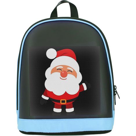 Sac à dos LED 64x64 px écran d'affichage plein couleur programmable portable pour moto (1/5)