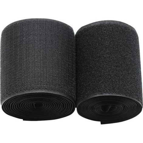 HOXILEELEO - Velcro extra large (10 cm x 2 m), pour coudre des rayures sur du tissu, non publicitaire (1/5)