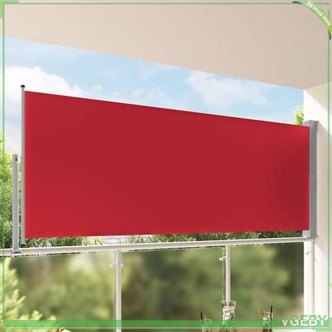 Store latéral rétractable - FAFEICY - 48348 - 140 x 0–300 cm - Écran rouge (130 cm) - Manuel (1/5)