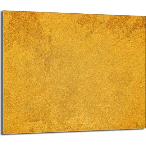 Glasschutzplatte für Herd 60x52 Gold