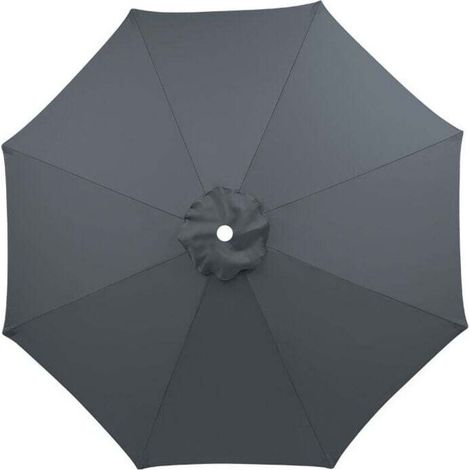 Housse de rechange pour parasol 3M (gris), imperméable, résistante aux UV, tissu de rechange, lavable, respirante (1/4)
