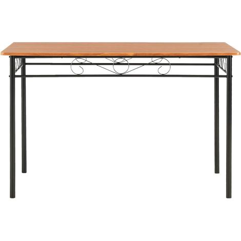 Maison Exclusive - Table à manger Marron 120x70x75 cm MDF (1/5)