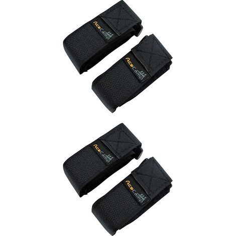 Sangle 2,5 x 30 cm Sangle Tout Usage Taille 90 cm Sangle de Fixation vélo Sport Noir 91159 (1/4)
