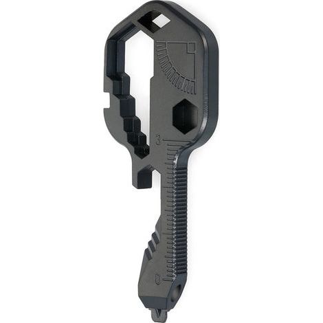 24-in-1 Multifunktionswerkzeug, schlüsselförmiger Schraubenschlüssel, Outdoor-Taschenwerkzeug aus Edelstahl (schwarz) (1/5)