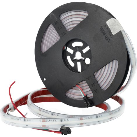 Tira led COB 24V RGBIC Pixel Direccionable. 720 led/metro. 5 metros. 14,4W/m. Corte cada 10cm. IP65