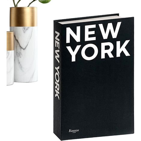 Coffre-Fort Livre Pour Argent Boîte De Dissimulation Secret Portable Pour Faux Coffre-Fort Livre Stockage d'Espèces Pour Bijoux Objets De Maison Bureau Appartement (1/5)