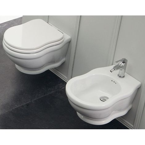 Sanitari Time sospesi cm 54 con sedile softclose di Ceramica GSG (1/3)