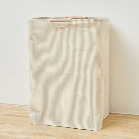 Grand panier à linge à ble poignée, panier à linge sale pour chambre, dortoir, rangement de jouets, panier à linge, 40 x 27 x 56 cm
