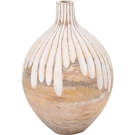 Signes Grimalt Jarrón 0  Jarrón Jarrones Y Portavelas Marrón 18x18x25cm 30938