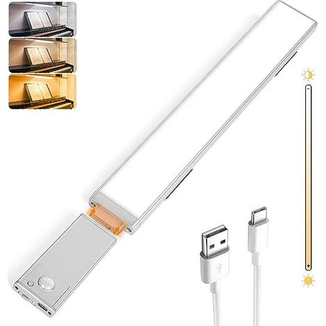 40 cm LED-Schrankleuchte mit Bewegungsmelder für den Innenbereich und LED-Streifenkabel