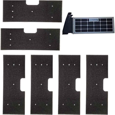 Paquete de 6 filtros de pelusa de repuesto para lavadora-secadora GE WH01X35719, lavables, modelo PFQ97HSPVDS