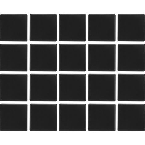 20 Pièces Bouchons d'Extrémité Profilé Aluminium 6060 4 Trous ABS pour Imprimante 3D CNC Standard Européen (1/5)