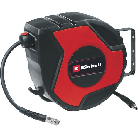 Einhell Druckluft-Schlauchtrommel TC-PH 150 (Schlauchlänge 15 m + 1,5 m Anschlussschlauch, Schlauchinnendurchmesser 9 mm, max. Betriebsdruck 16 bar, inkl. Wandhalterung) (1/10)