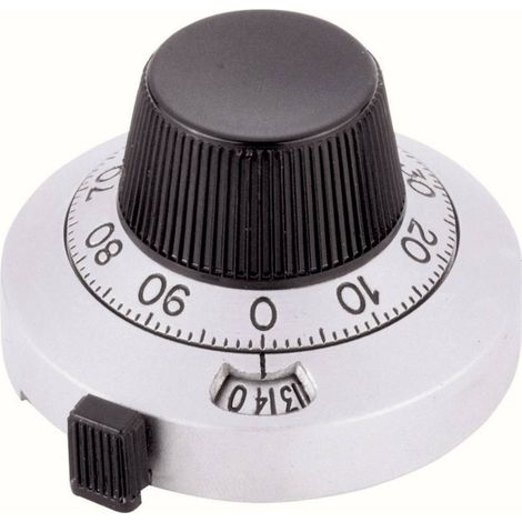 Manopola di precisione con scala graduata 0-100 360 ° Vishay 21 1 11 1 pz. (1/4)