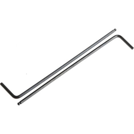Clé Allen en L RS PRO 2mm Métrique Tête sphérique, Bras Long ( Prix pour Paquet de 5 )